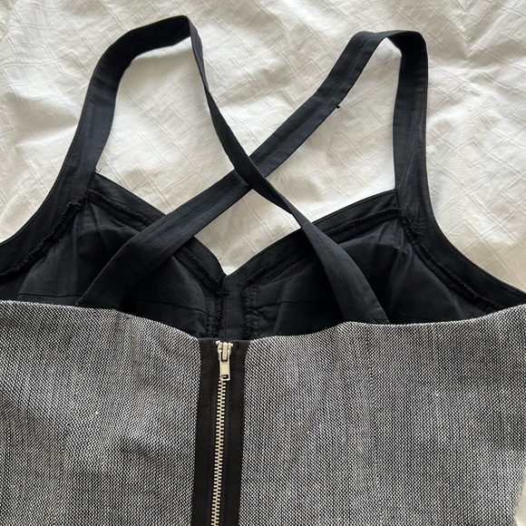 NWT Black & White & Sequin Bodice Dress - Picture 5 of 9